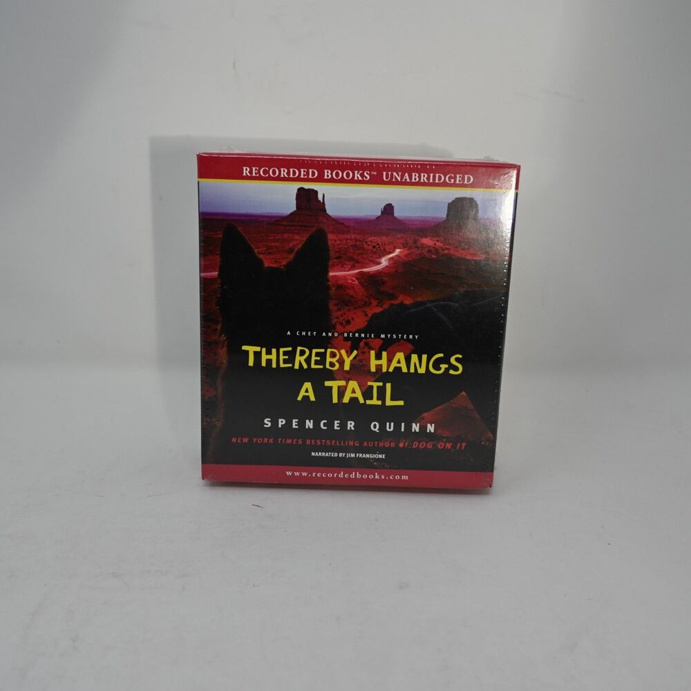 NEW SEALED Thereby Hangs a Tail Spencer Quinn Audiobook 8 CD Unabridged
